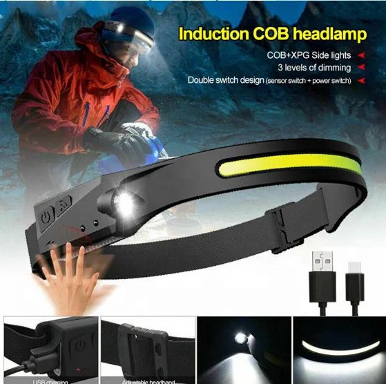 Miniatura 7 de Linterna Frontal Led Brillante cabeza